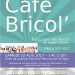 affiche de la manifestation du café Bricol