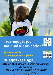 affiche world cleanup day 