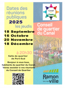 date réunion CQ du Canal 2025-2